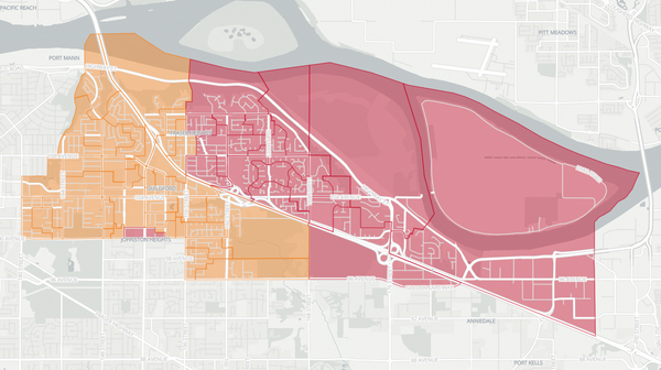 2017 Surrey-Guildford poll map