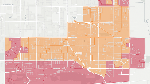2017 Surrey-Panorama poll map