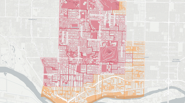 2017 Vancouver-Langara poll map