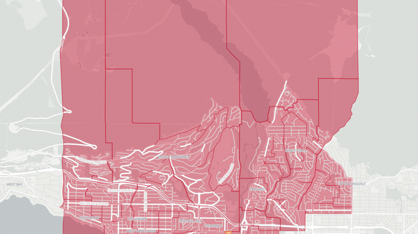 2017 West Vancouver-Capilano poll map