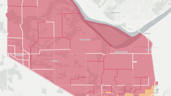 2020 Abbotsford West poll map