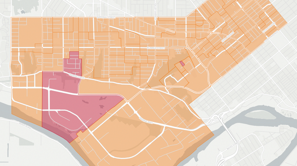 2020 Burnaby-Edmonds poll map