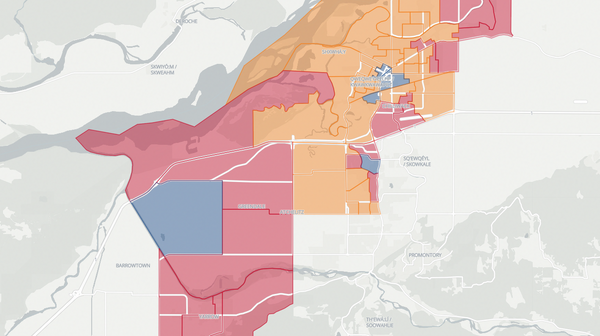 2020 Chilliwack poll map