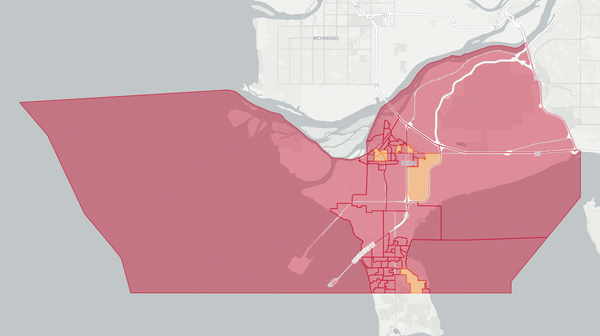 2020 Delta South poll map