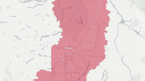 2020 Kamloops-North Thompson poll map