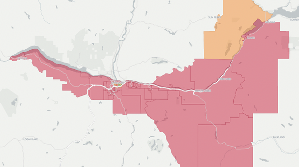 2020 Kamloops-South Thompson poll map