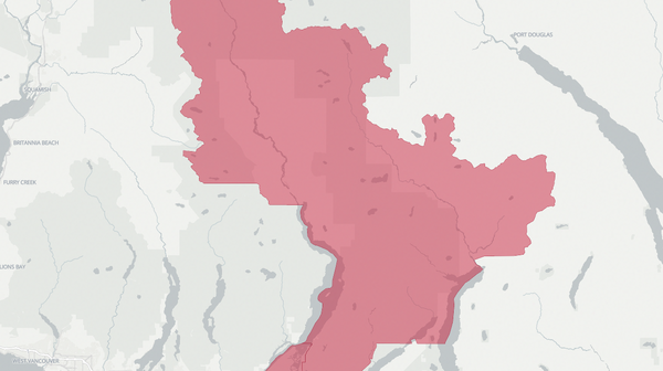 2020 Maple Ridge-Pitt Meadows poll map