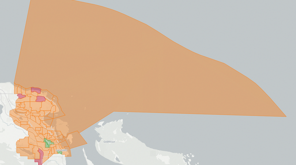 2020 Nanaimo poll map