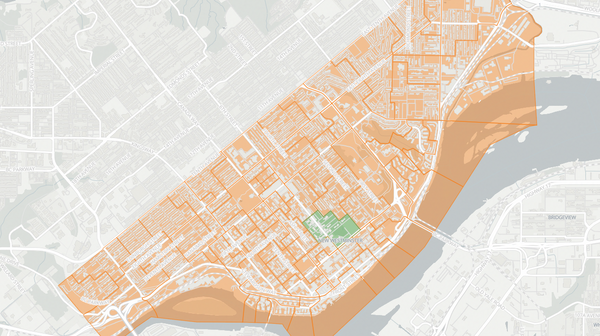 2020 New Westminster poll map