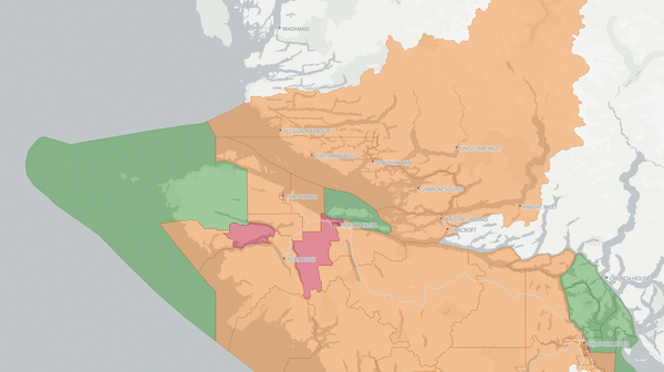 2020 North Island poll map