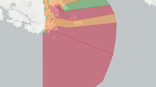 2020 Oak Bay-Gordon Head poll map