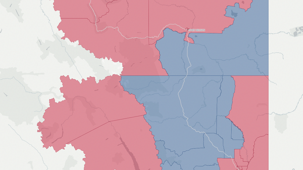 2020 Peace River North poll map