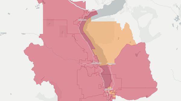 2020 Penticton poll map