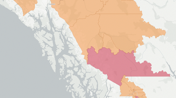 2020 Stikine poll map