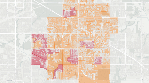 2020 Surrey-Fleetwood poll map