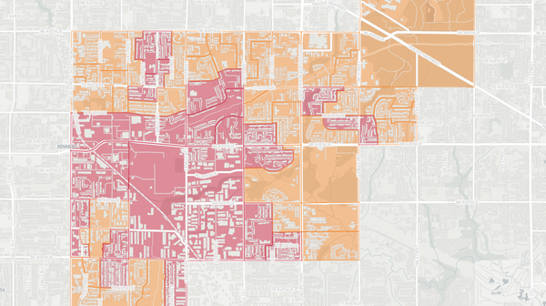 2020 Surrey-Green Timbers poll map
