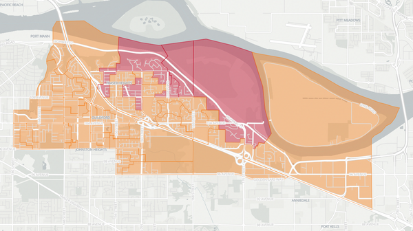 2020 Surrey-Guildford poll map