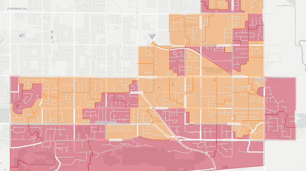 2020 Surrey-Panorama poll map