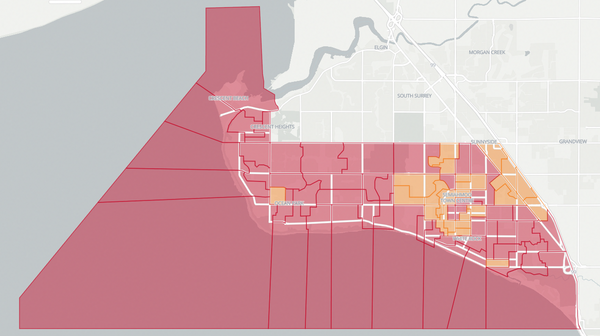 2020 Surrey-White Rock poll map