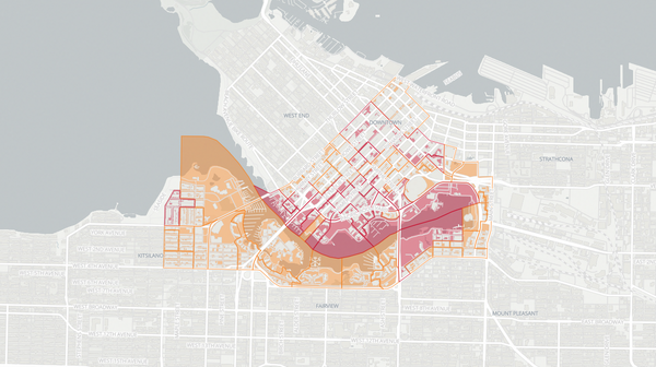 2020 Vancouver-False Creek poll map