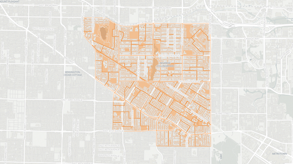 2020 Vancouver-Kingsway poll map