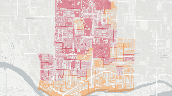 2020 Vancouver-Langara poll map