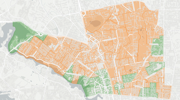 2020 Victoria-Swan Lake poll map