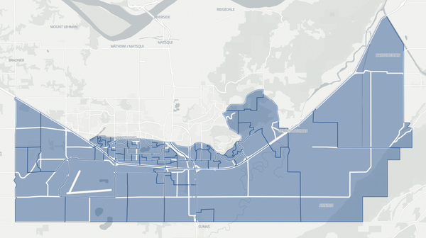 2024 Abbotsford South poll map