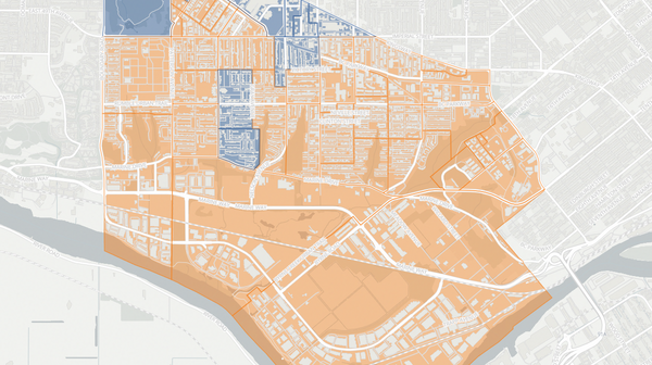 2024 Burnaby South-Metrotown poll map