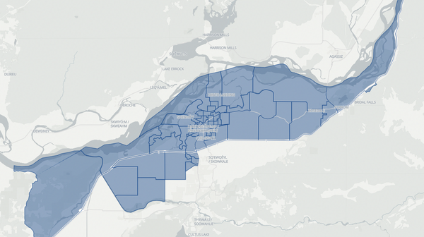 2024 Chilliwack North poll map