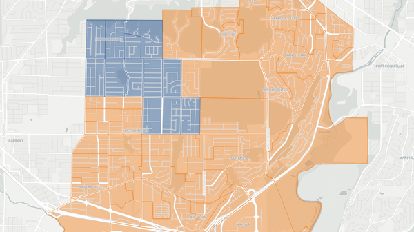 2024 Coquitlam-Maillardville poll map