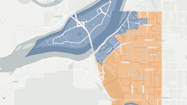 2024 Delta North poll map