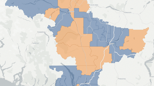 2024 Fraser-Nicola poll map