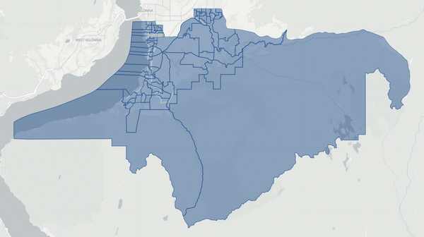 2024 Kelowna-Mission poll map
