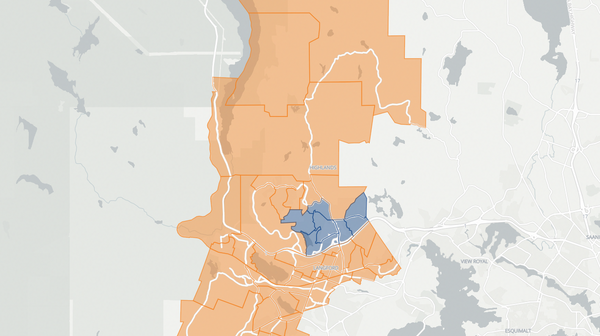 2024 Langford-Highlands poll map