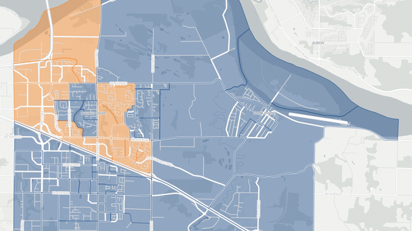 2024 Langley-Walnut Grove poll map