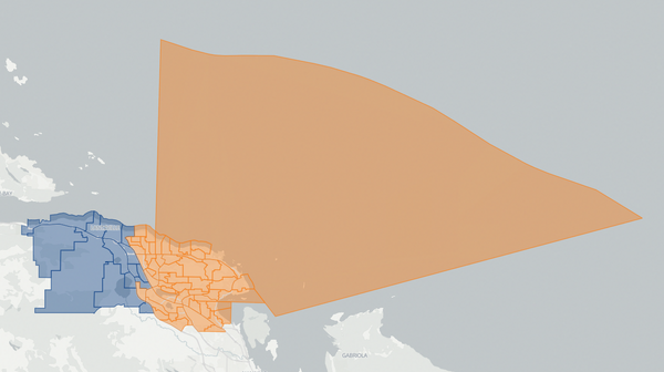2024 Nanaimo-Lantzville poll map