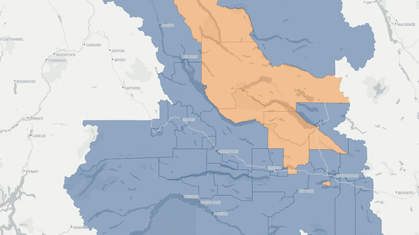 2024 Nechako Lakes poll map