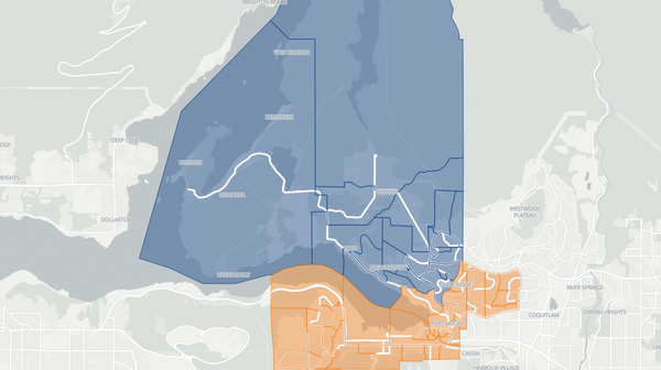 2024 Port Moody-Burquitlam poll map