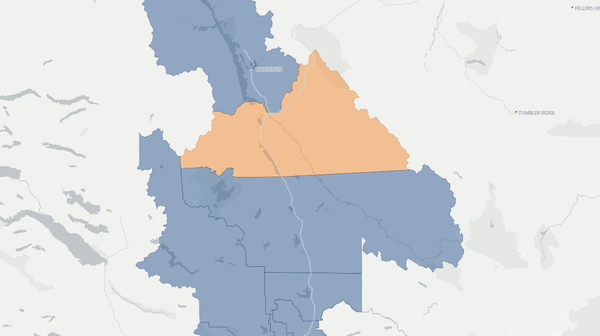 2024 Prince George-Mackenzie poll map