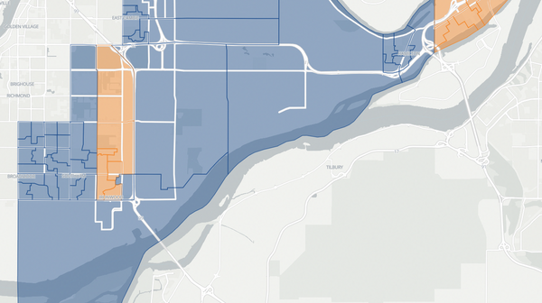 2024 Richmond-Queensborough poll map