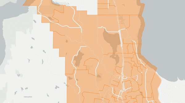2024 Saanich South poll map