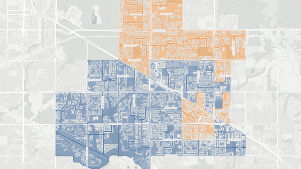 2024 Surrey-Fleetwood poll map