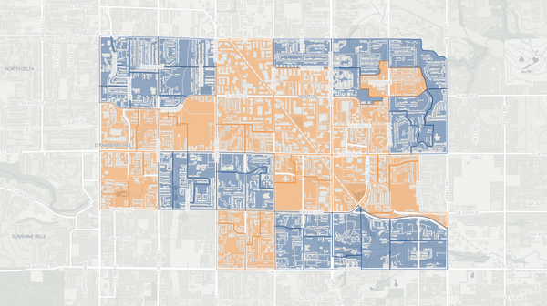 2024 Surrey-Newton poll map