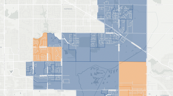 2024 Surrey-Serpentine River poll map