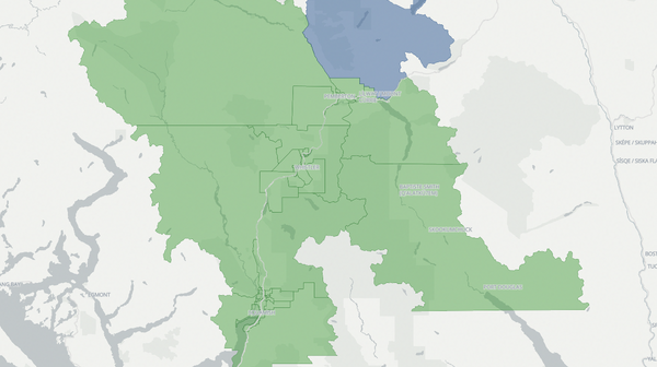 2024 West Vancouver-Sea to Sky poll map