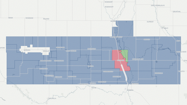 2019 Borderland poll map