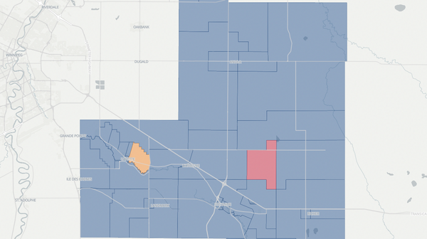 2019 Dawson Trail poll map