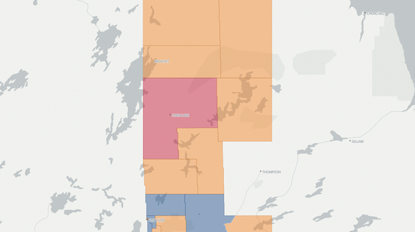 2019 Flin Flon poll map