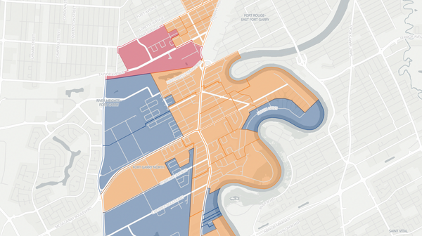 2019 Fort Garry poll map